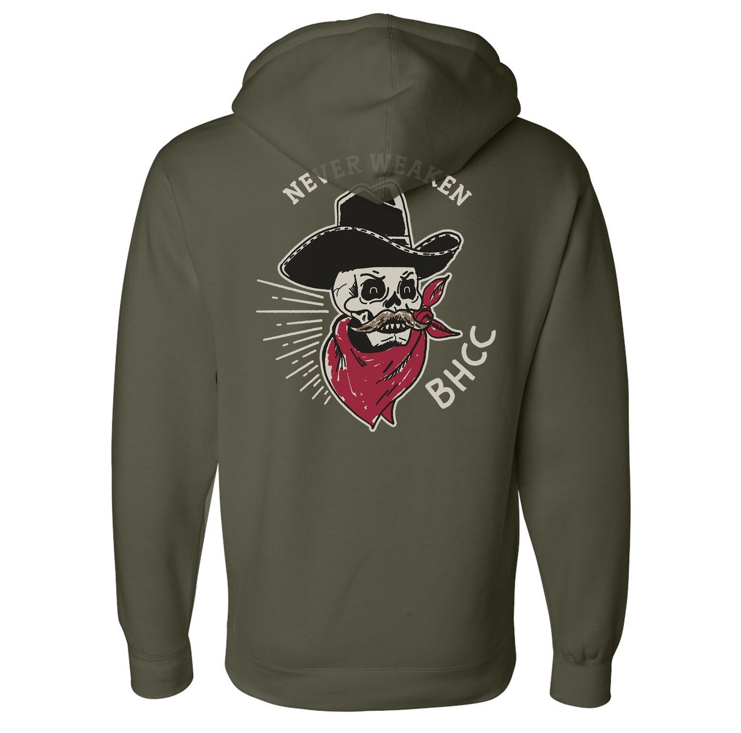 Never Weaken Cowboy Hoodie